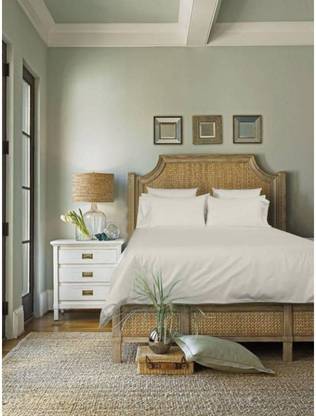 California Design Den Cotton Double Flat 400 TC Solid Bedsheet