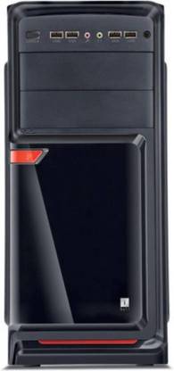 iball PIANO-135 WITH SMPS Full Cabinet with USB 2.0 and USB 3.0 Ports Compatible with Computer