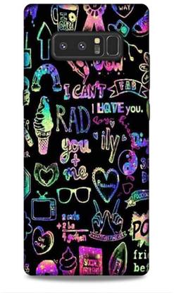 MAPPLE Back Cover for Samsung Galaxy Note 8 (Quotation Printed / Designer)