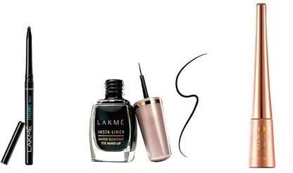 Lakmé Eyeconic Kajal, Insta Eye Liner & Impact Liner Black (Pack of 3)