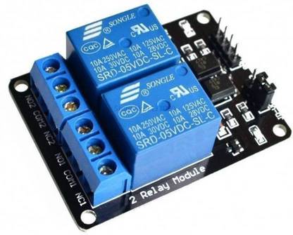 Ercoms Robotics Lab 2 Channel 5V Relay Module Micro Controller Board Electronic Hobby Kit