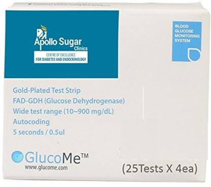 APOLLO SUGAR ASCLGLS200 200 Glucometer Strips