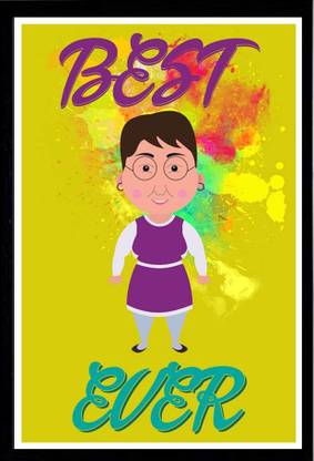 SA BEST EVER POSTER 300 GSM WITH FRAME Photographic Paper