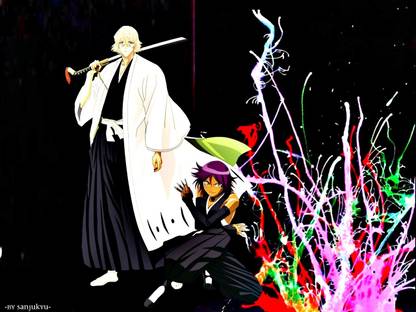 Athah Anime Bleach Yoruichi Shihôin Kisuke Urahara 13*19 inches Wall Poster Matte Finish Paper Print