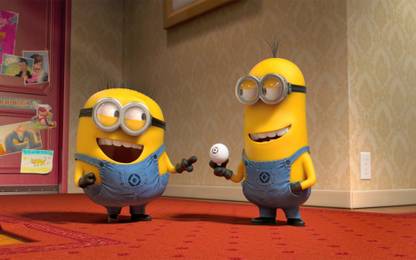 Movie Despicable Me Bob Kevin Cute Minions Dispicable Me HD Wallpaper Background Paper Print