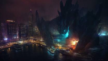 Movie Pacific Rim Landscape City Ocean HD Wallpaper Background Paper Print