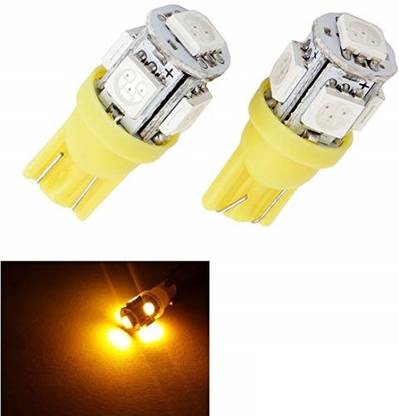 Action Pro T10 Yellow Led Bulb Door Parking Bulb Light 12V car-Styling Interior Light Motorbike, Car LED (12 V, 1 W)