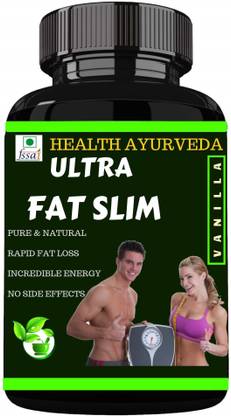 Health Ayurveda Ultra Fat Slim Fat Cutter - Vanilla Flavor - 100 gms Powder (Pack Of 1)