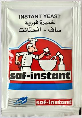 Saf-Instant Yeast 11 grams (Pack of 6) Made In France Yeast Crystals