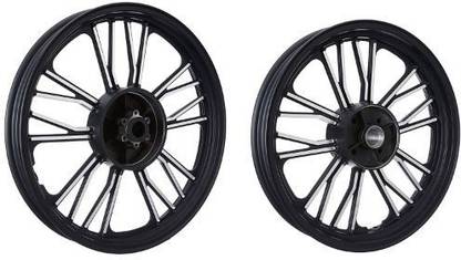 Bullet King 350 Bike Alloy Wheel 18 Front, Rear Alloy Aluminium Royal Enfield Classic 350 Motorbike Tyre Rim