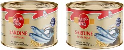 Golden Prize Sardine in Soy Sauce, 150 gm Sea Foods