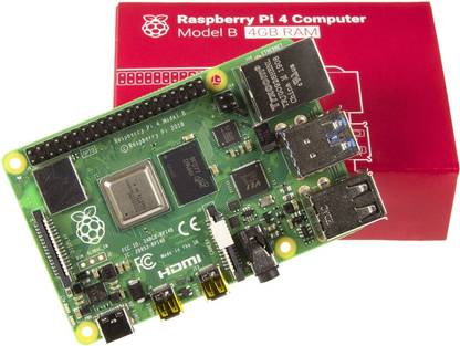 Raspberry Pi RaspberryPi 4 B Model 4GB RAM Micro Controller Board Electronic Hobby Kit