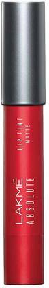 Lakmé Absolute Lip Pout Matte Lip Color, Raving Red, 3.7g