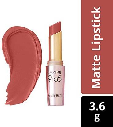 Lakmé 9 to 5 Primer with Matte Lip Color, MB14 Maple Map, 3.6 g