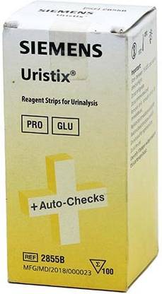 Siemens Uristix [ Protein & Glucose ] 100 Urine Strips Ph Test Strip