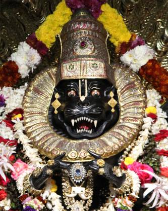 Model No -1106 Narsingh Dev Wallpaper ( 16x20 size ) Photographic Paper