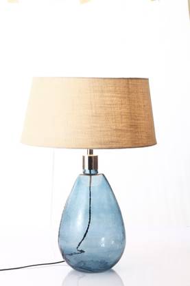 Anasa Sky Blue Glass Table Lamp Table Lamp