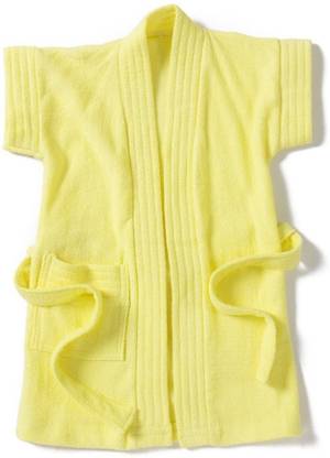 Sand Dune Lemon Free Size Bath Robe