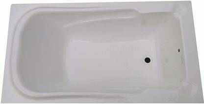 MADONNA Rex Acrylic 5.5 feet Portable Bathtub - White Free-standing Bathtub