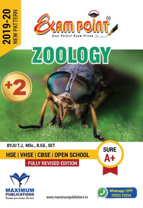 EXAM POINT PLUS TWO ZOOLOGY FOR KERALA SYLLABUS , HSE ,VHSE ,CBSE ,OPEN SCHOOL STUDENTS