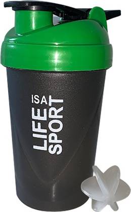 WEFOUR GYM GYM SHAKER LIFE SPORT GREEN 400 ML 400 ml Shaker