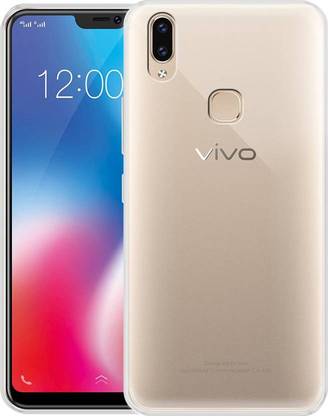 Yuphoria Back Cover for Vivo V9 (Transparent, Grip Case)# JustHere