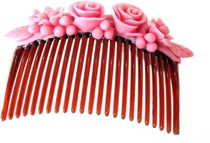 Unique Indian Crafts Comb pin for hairs with multicolours (Sku-UIC-FA-CP-199) Back Pin