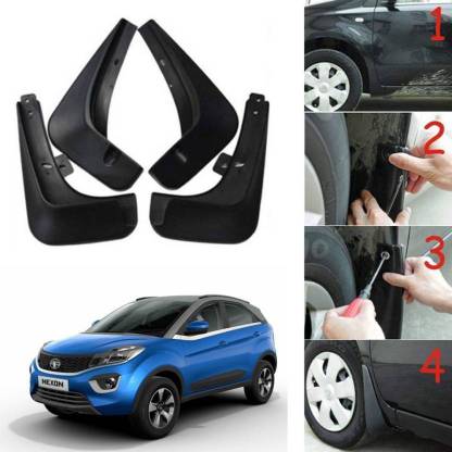 ZOXO Front Mud Guard, Rear Mud Guard For Tata Nexon NA