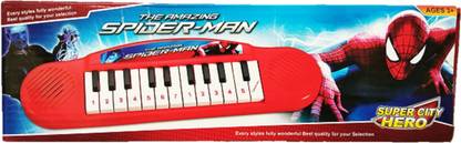 Sponky The Amazing Spider Man Music Keyboard For 3+ Age