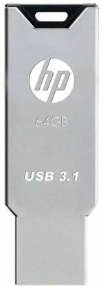 HP x303w 64 GB Pen Drive Compatible with Laptop, Desktop Computer, Television USB 3.1 Metal Case