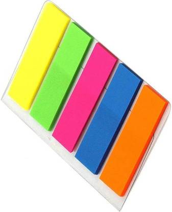 canoff Sticky Note 25 Sheets Sticky flags, 5 Colors