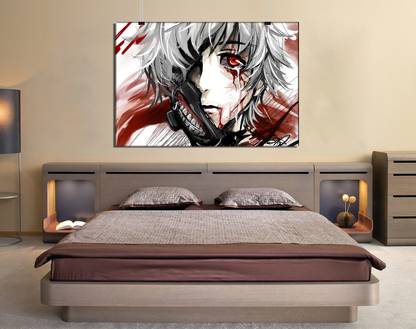 GWSJ-11507 Printed Anime Painting Sad Canvas Art
