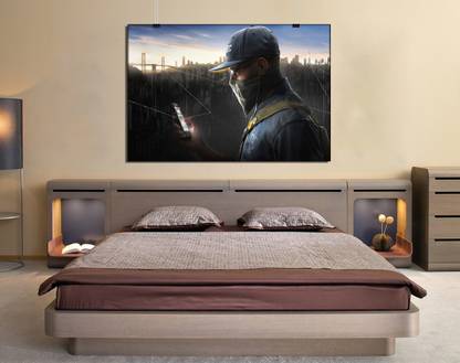 GWSJ-13585 Printed Marcus Holloway Watch Dogs 2 Canvas Art
