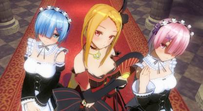 Athah Anime Re:ZERO -Starting Life in Another World- Rem Priscilla Barielle Ram 13*19 inches Wall Poster Matte Finish Paper Print