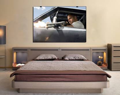 GWSJ-12694 Printed Fast Furious Canvas Art