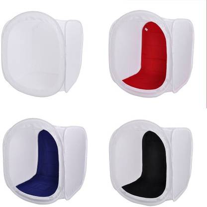 Powerpak DF-01 Diffusion Box Kit with 4 Chroma Key Backdrops - 60 x 60 x 60 cm Square Softbox