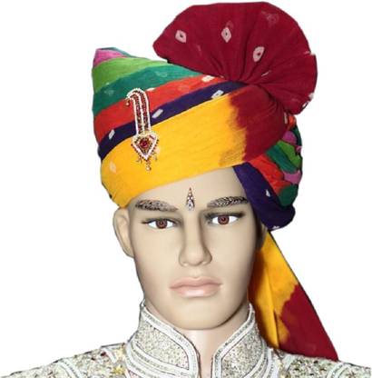 Madhu Shree Safa & Sherwani Self Design Rajasthani
