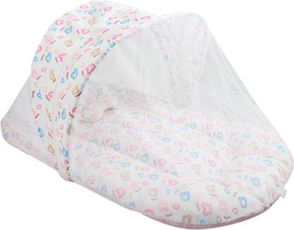 CHiU Extra Large teddy Print On white Base Design Foldable Single Bed