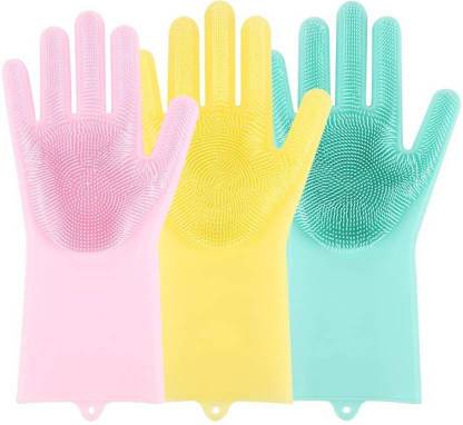 kakustore Silicon Magic Wet and Dry Glove