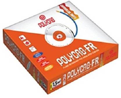 Polycab Copper 2.5 sq/mm Black 100 m Wire