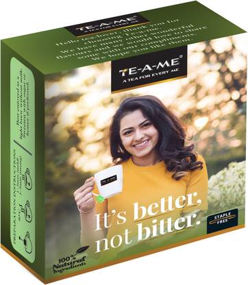 TE-A-ME Green Tea & Tulsi Green Tea Green Tea Box