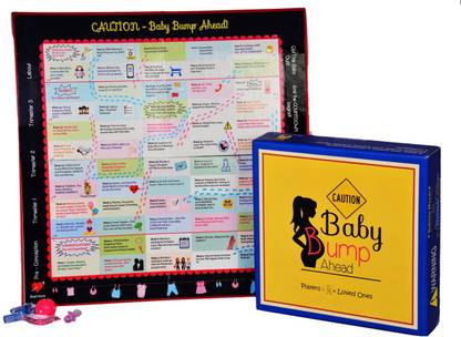 Pamper Hamper Baby Bump Ahead (Pregnancy Board Game) Party & Fun Board Game
