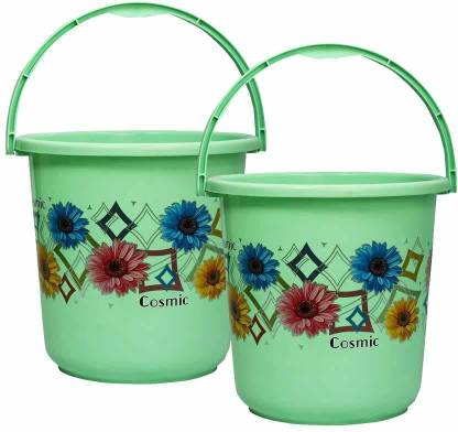 agrawal Buckets for Bathroom, 40 L Plastic Bucket