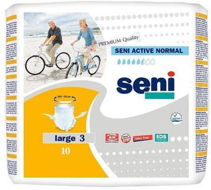 Seni Active Normal Adult Pull Ups - 10 Pieces (Large) Adult Diapers - L