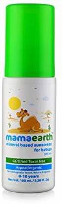 Mamaearth Sunscreen - SPF 20 PA+++ Mineral Based Sunscreen for Babies