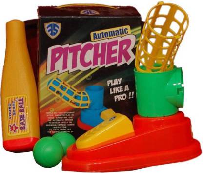 Shopjamke Automatic Pitcher Game (Multicolor) Baseball Kit