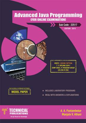 Advanced Java Programming for MSBTE I Scheme (V - CO/CM/CW - 22517)