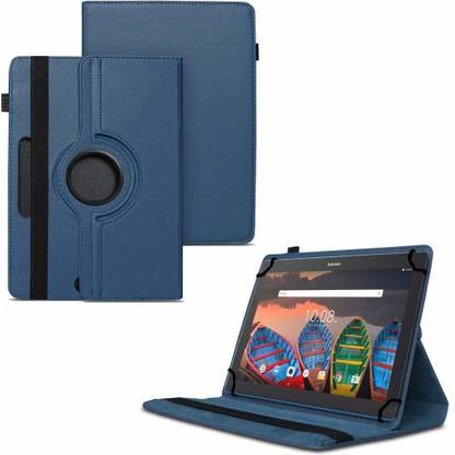 TGK Flip Cover for Lenovo TAB 3 Plus 10.1" (TB3-X70F) Tablet with 360 Degree Rotating Leather Stand Case