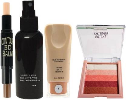 GLOWY NEW GLAMOROUS MAKE UP COMBO KIT