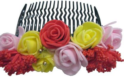 Unique Indian Crafts Comb pin for hairs with multicolours (Sku-UIC-FA-CP-53) Back Pin